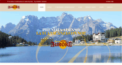 Desktop Screenshot of hotelaurora-auronzo.it